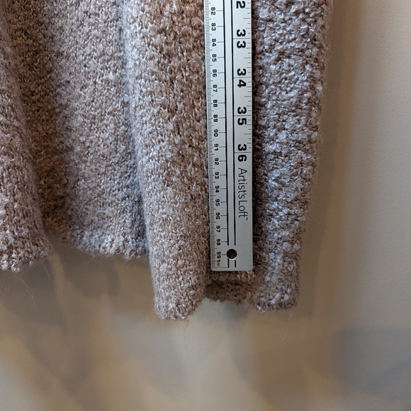 Freeway Smokey Purple Open Front Long Knit Cardigan Womens Small - Picture 8 of 9